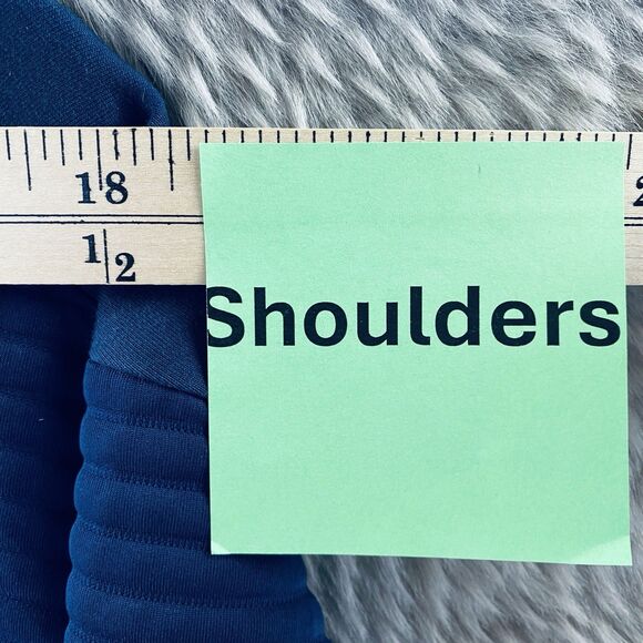 Under Armour Men's Sweater Daytona Golf Storm 1/4 Zip Fleece Pullover Blue Large - Picture 9 of 13